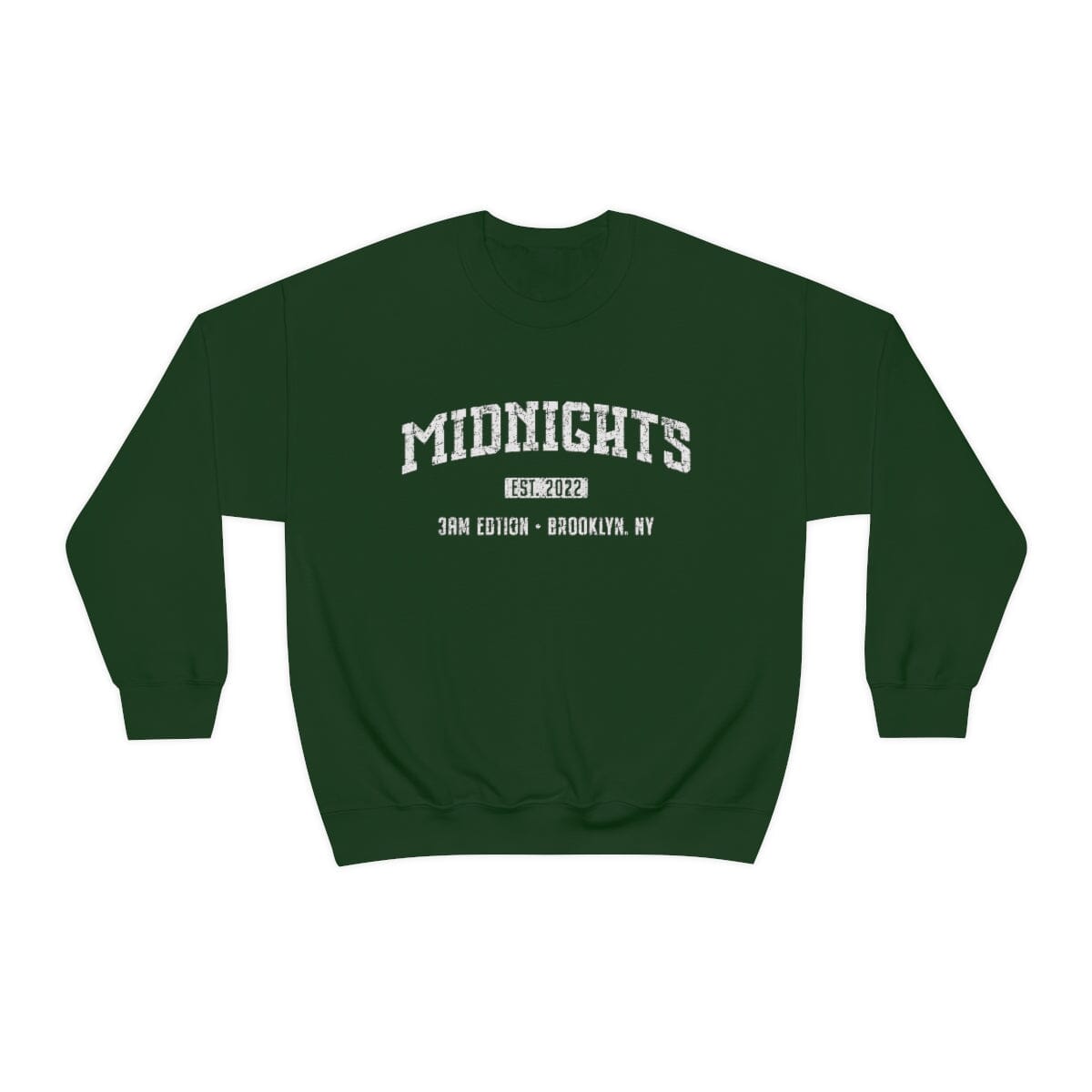 Midnights • Greens & Blues Sweatshirt Printify S Forest Green 