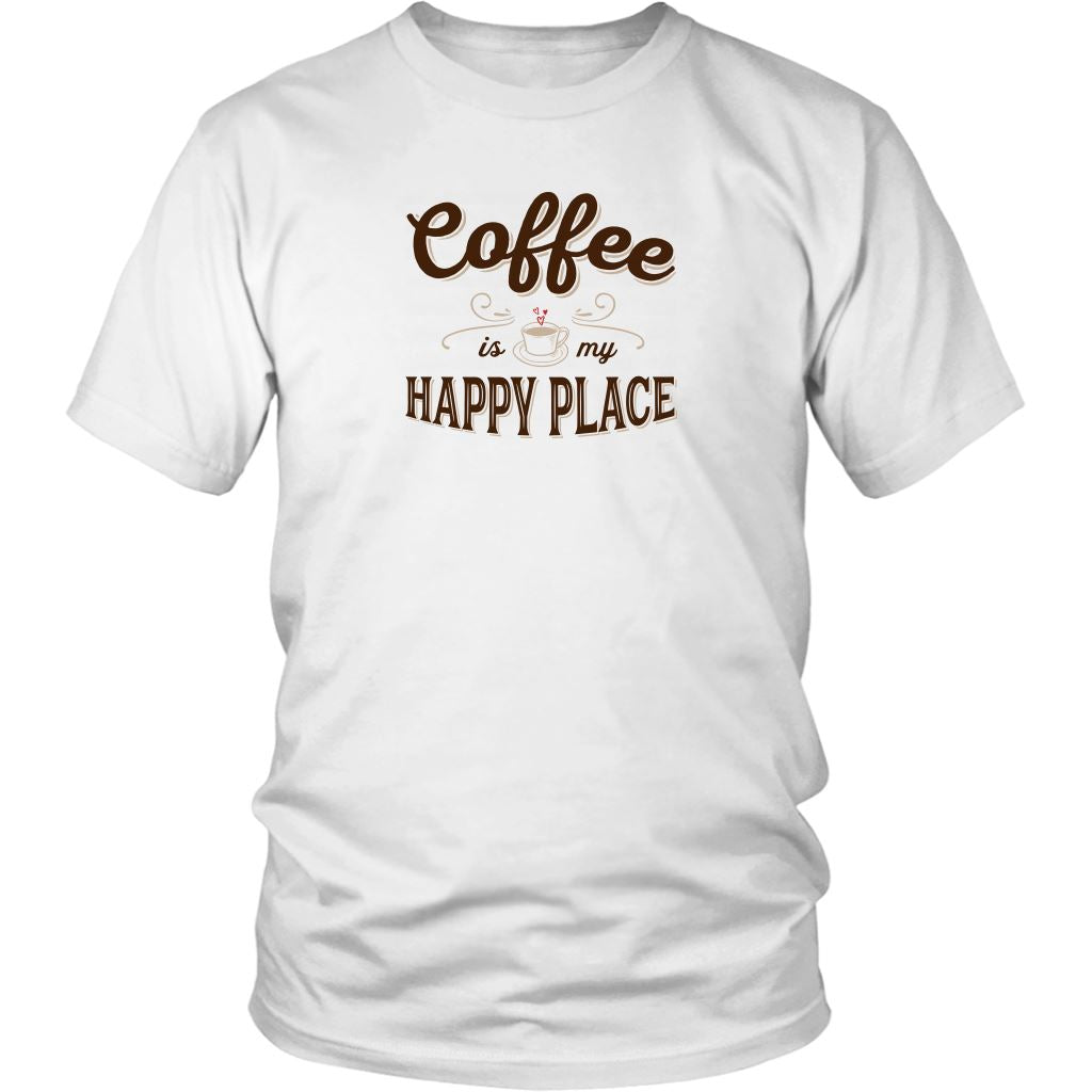 Coffee Is My Happy Place Women's Tees