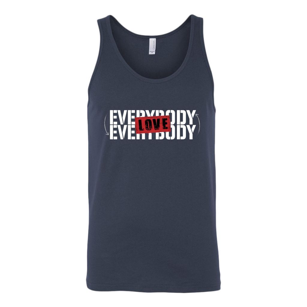 Love Everybody Unisex Tees & Tanks T-shirt teelaunch Tank Navy S