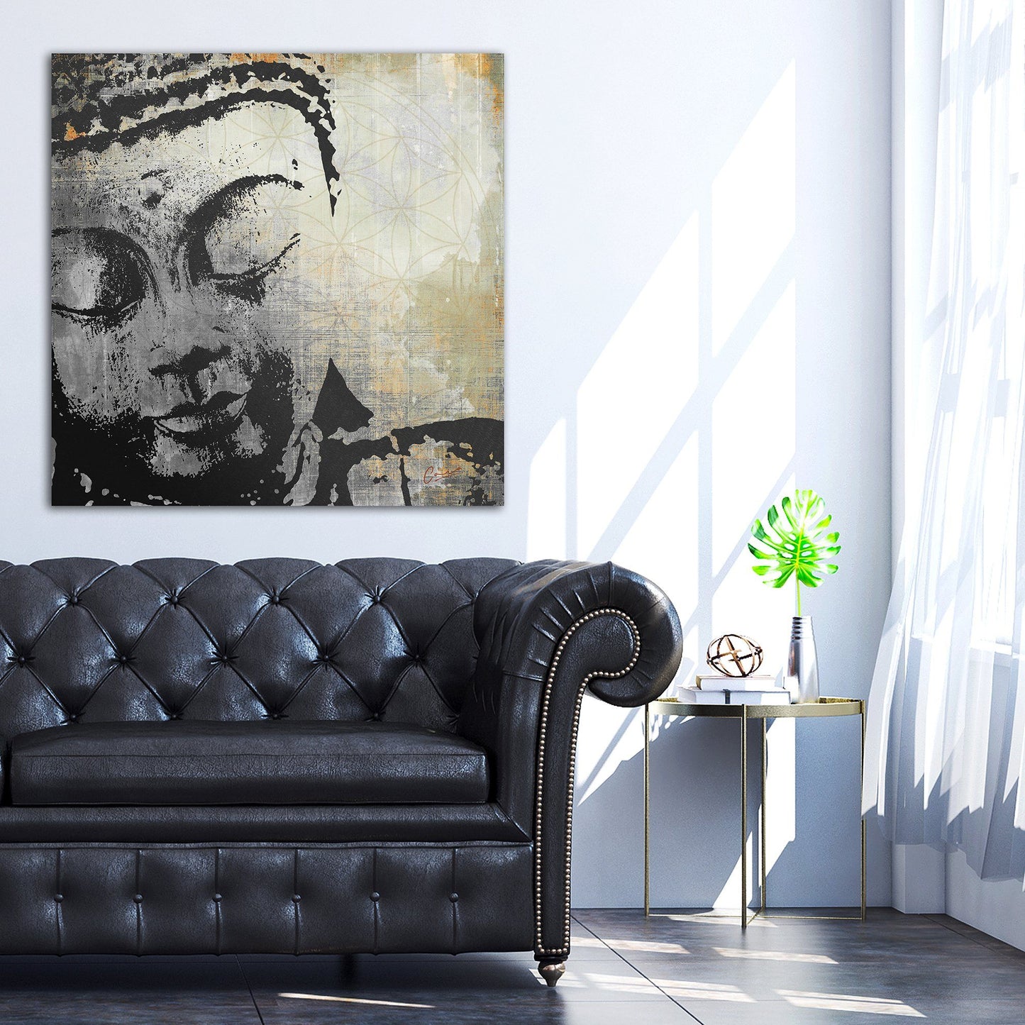 Tree of Life Buddha Canvas Wall Art Metro