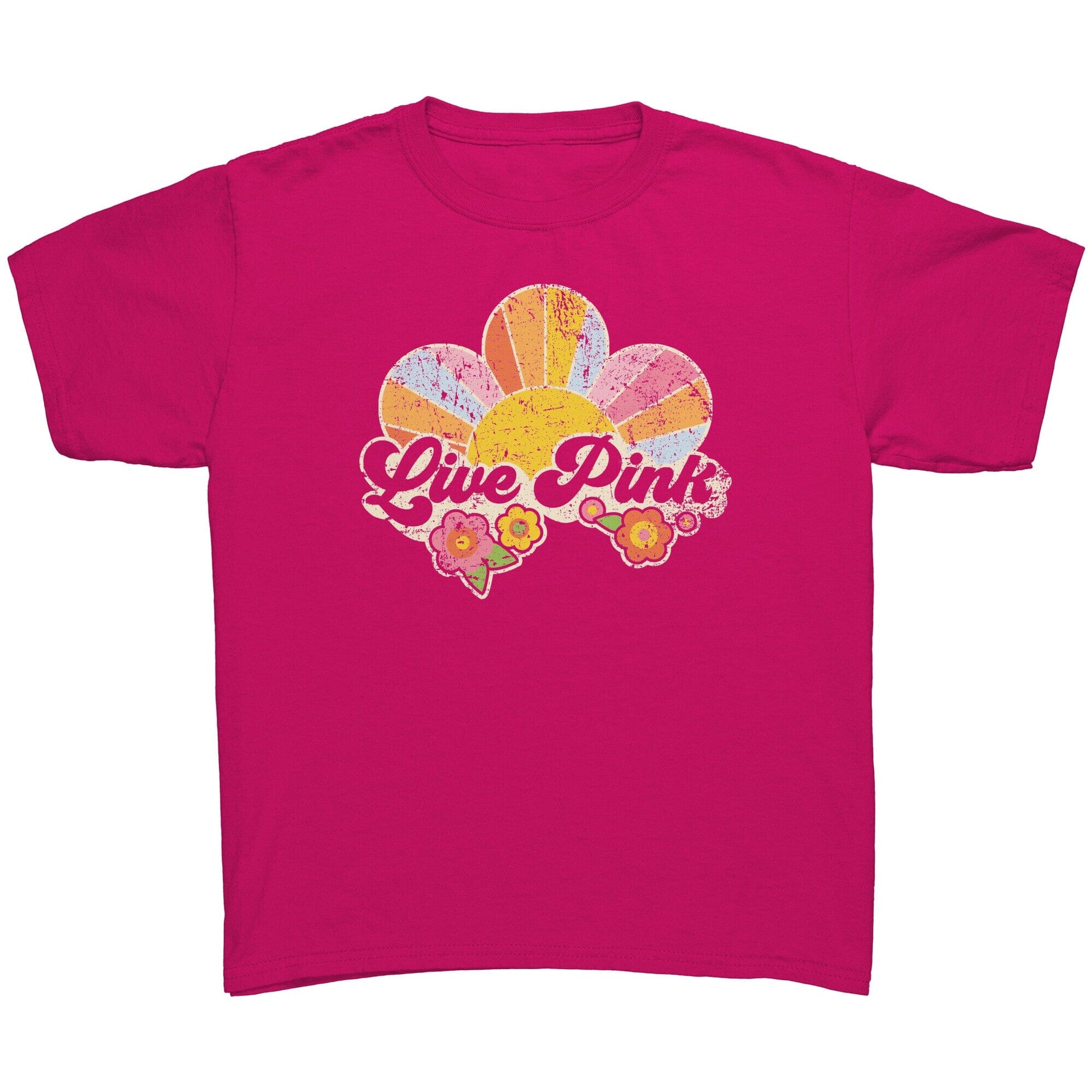 Custom Kids Live Pink Apparel teelaunch Heliconia S 