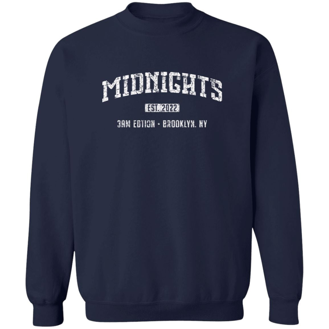 Midnights _Custom Cat Stock Items Sweatshirts CustomCat Navy S 