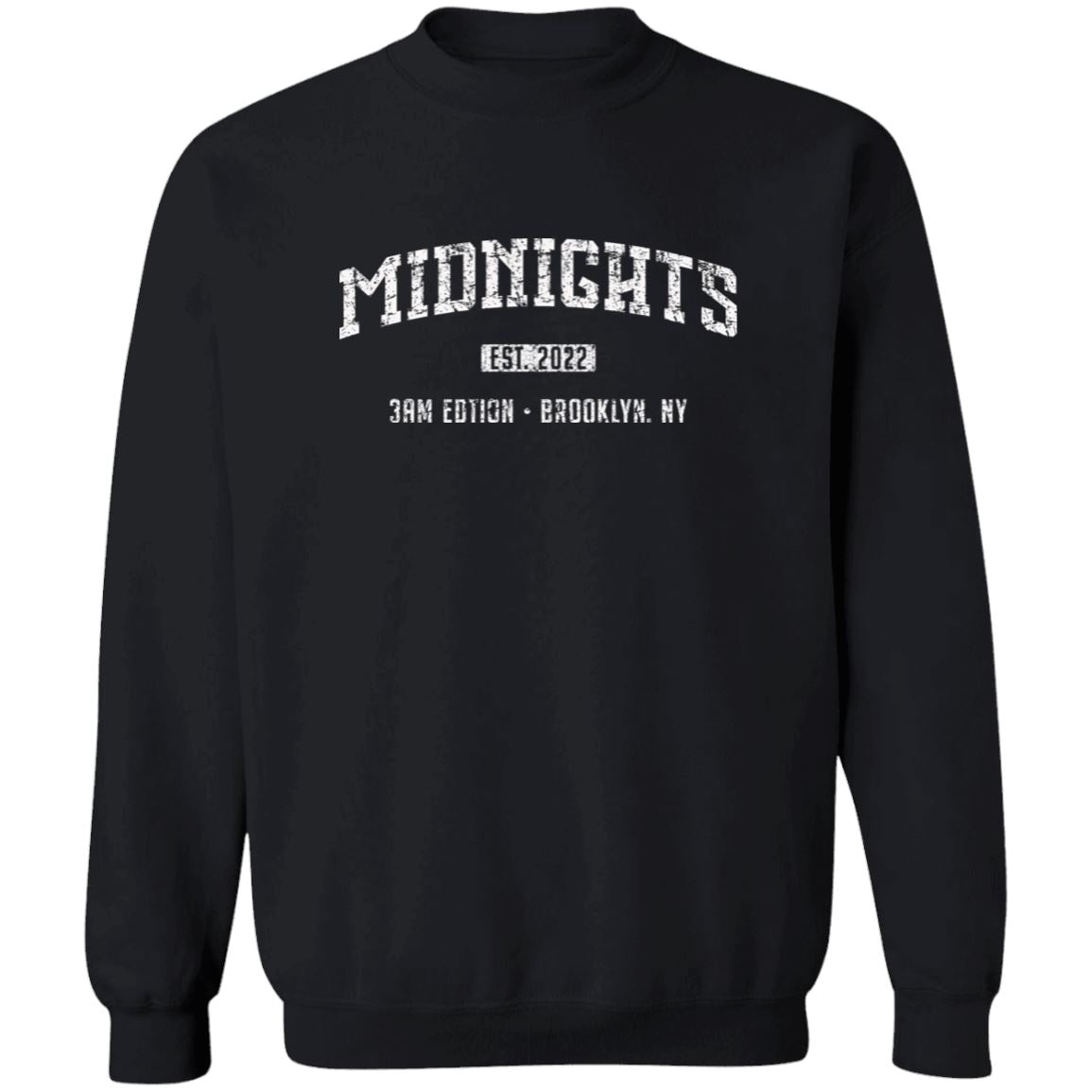 Midnights _Custom Cat Stock Items Sweatshirts CustomCat Black S 