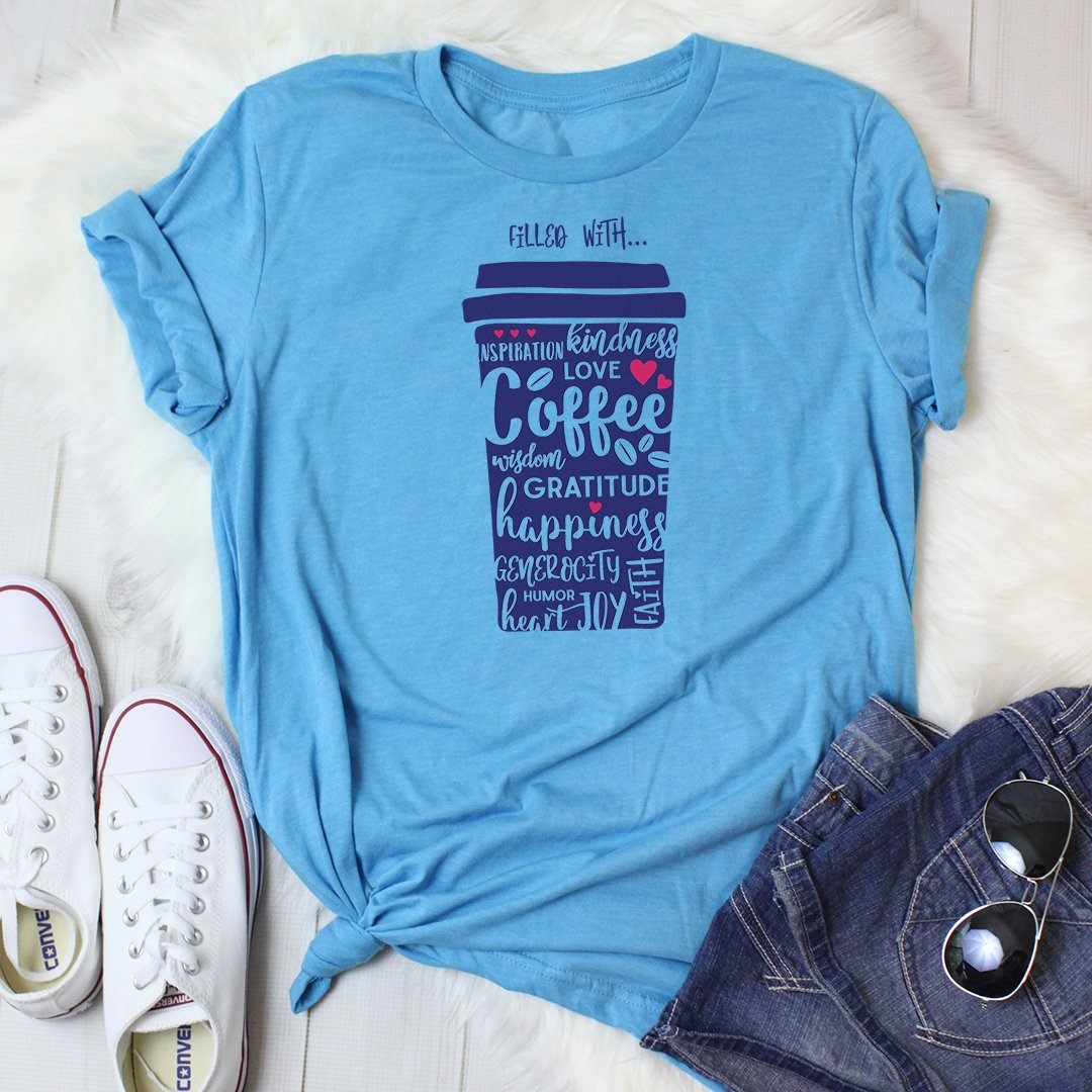 Filled with Coffee & Kindness Women's Tees & Tank Tops