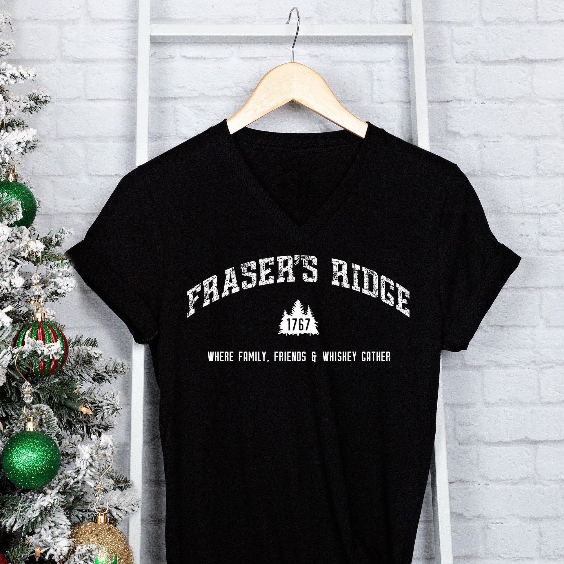 Fraser's Ridge T-shirt • Where family, friends and whiskey gather T-shirt teelaunch 