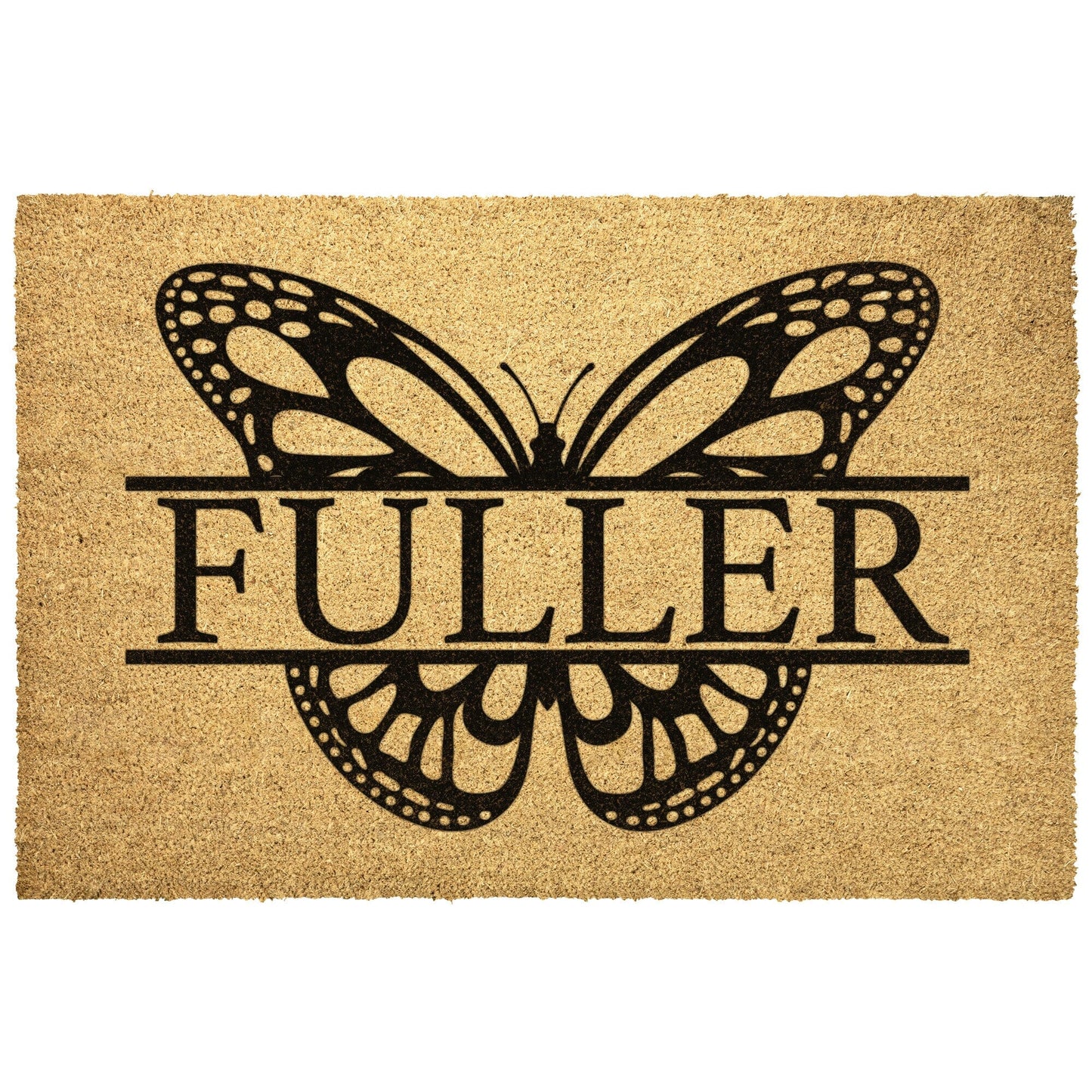 Fuller_Custom Butterfly Doormat Home Goods teelaunch 30x18 