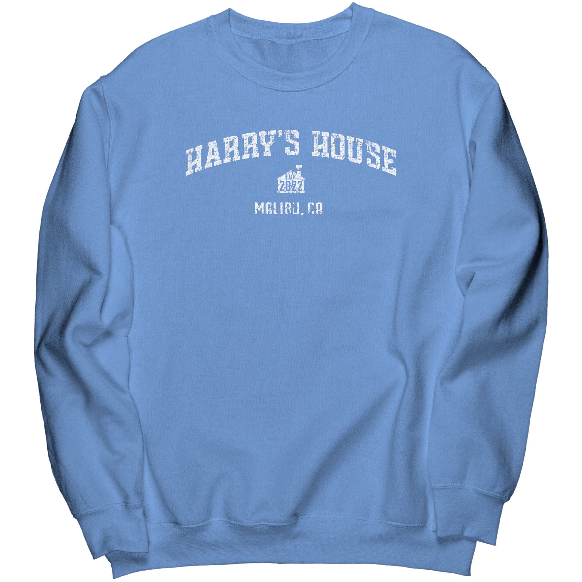 Harry's House Crewneck Sweatshirt Apparel teelaunch Carolina Blue S 