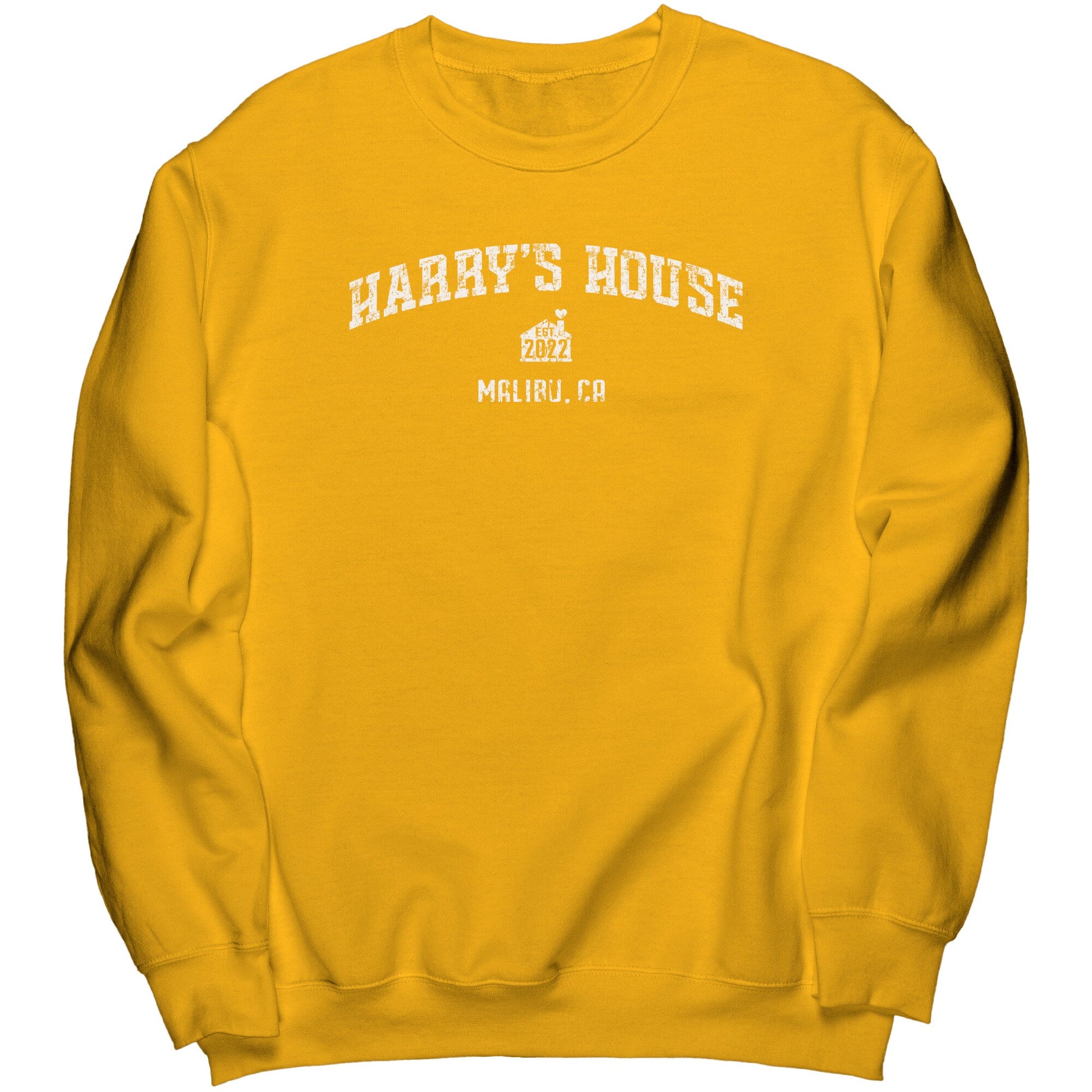 Harry's House Crewneck Sweatshirt Apparel teelaunch Gold S 