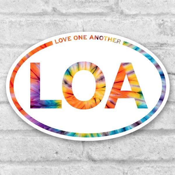 Love One Another Vinyl Sticker