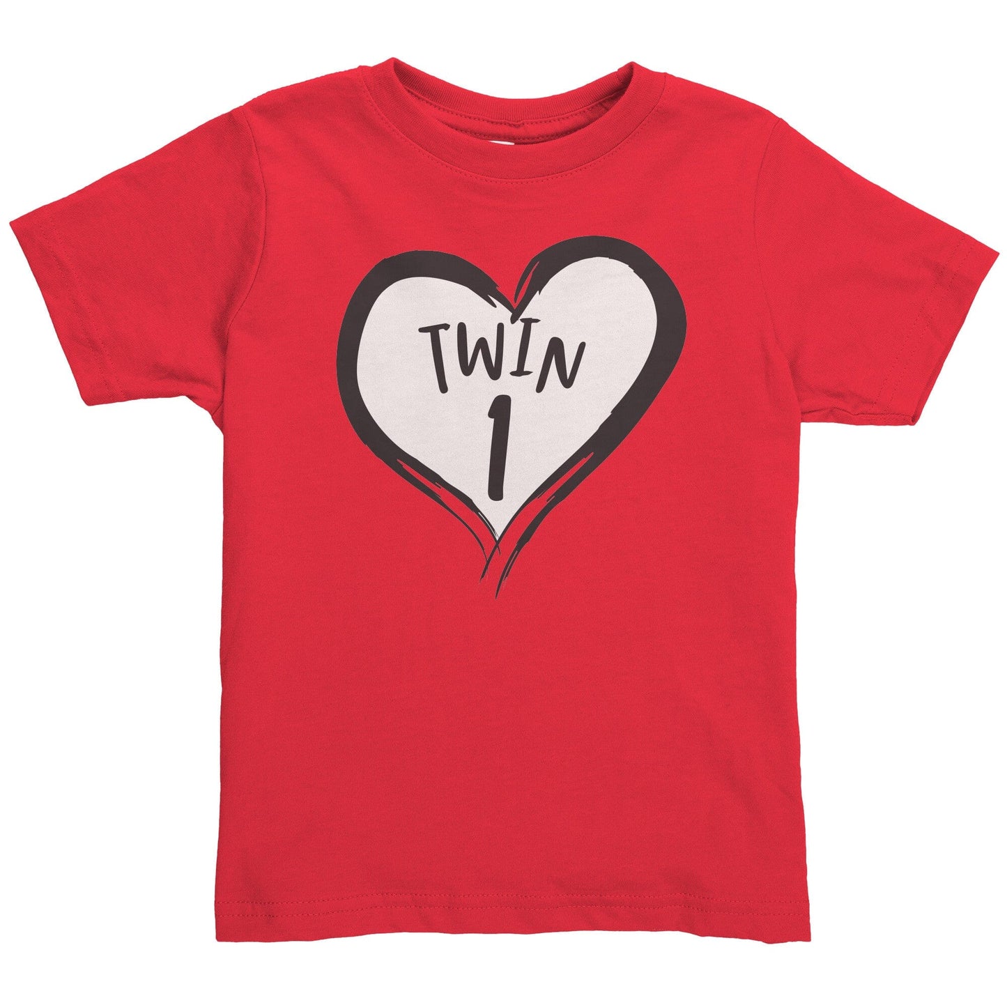 Thing 1 Thing 2 Valentine's Day Shirt Apparel teelaunch Red 2T 