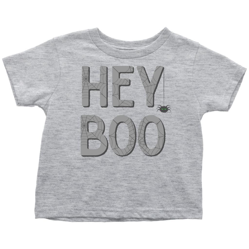 Hey Boo Spider Kids Halloween Tees & Sweatshirts
