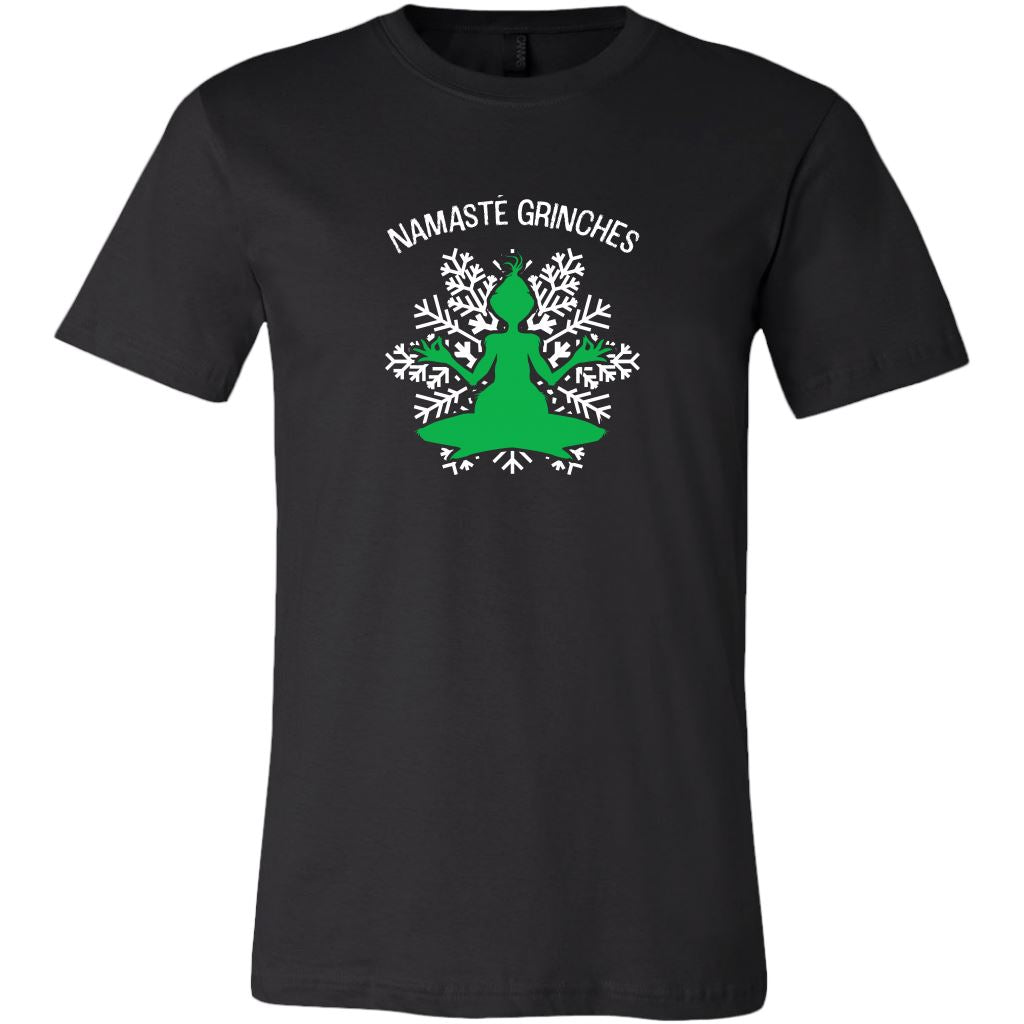 Namaste Grinches • Holiday T-shirt T-shirt teelaunch Unisex Crewneck Black S