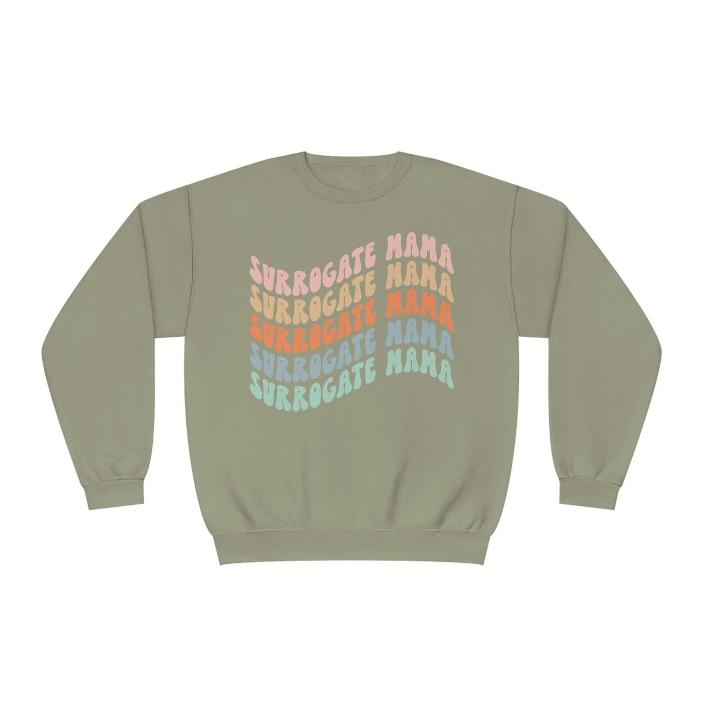 Surrogate Mama Sweatshirt | Gift for Surrogate Sweatshirt Printify Khaki S 