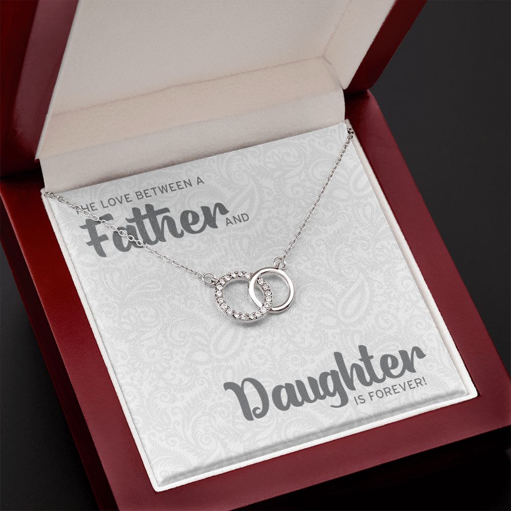 Father Daughter Love • Circles Pendant Jewelry ShineOn Fulfillment 