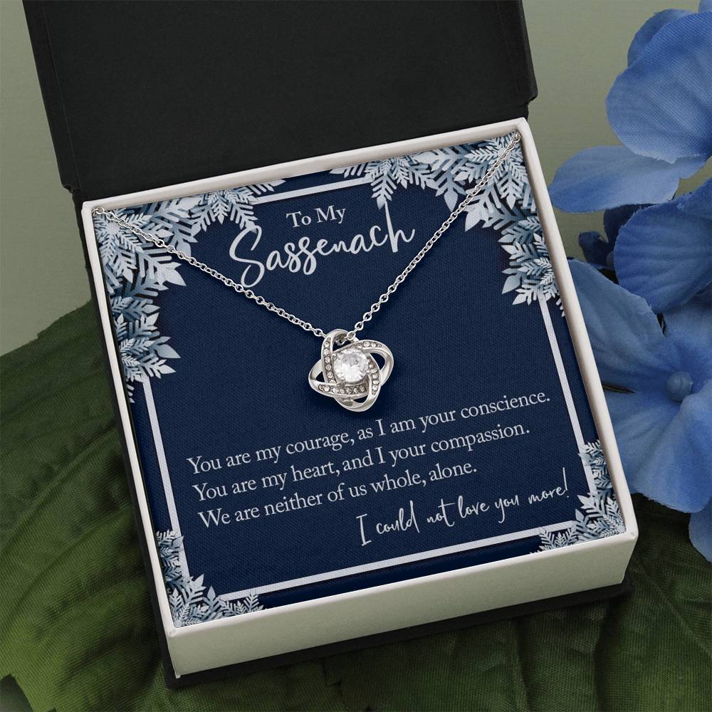 To My Sassenach • Outlander Jewelry Love Knot Necklace Jewelry ShineOn Fulfillment Standard Box 