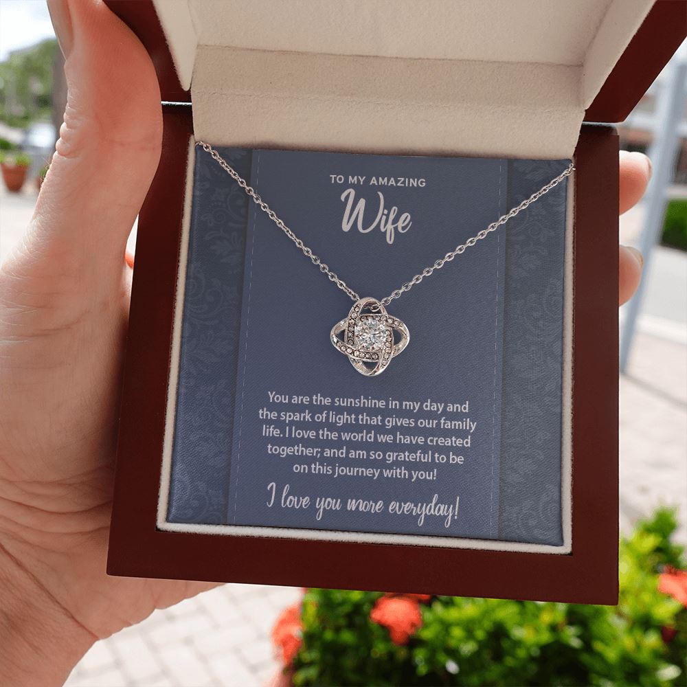 You Are My Sunshine • To My Wife Love Knot Pendant Jewelry ShineOn Fulfillment 