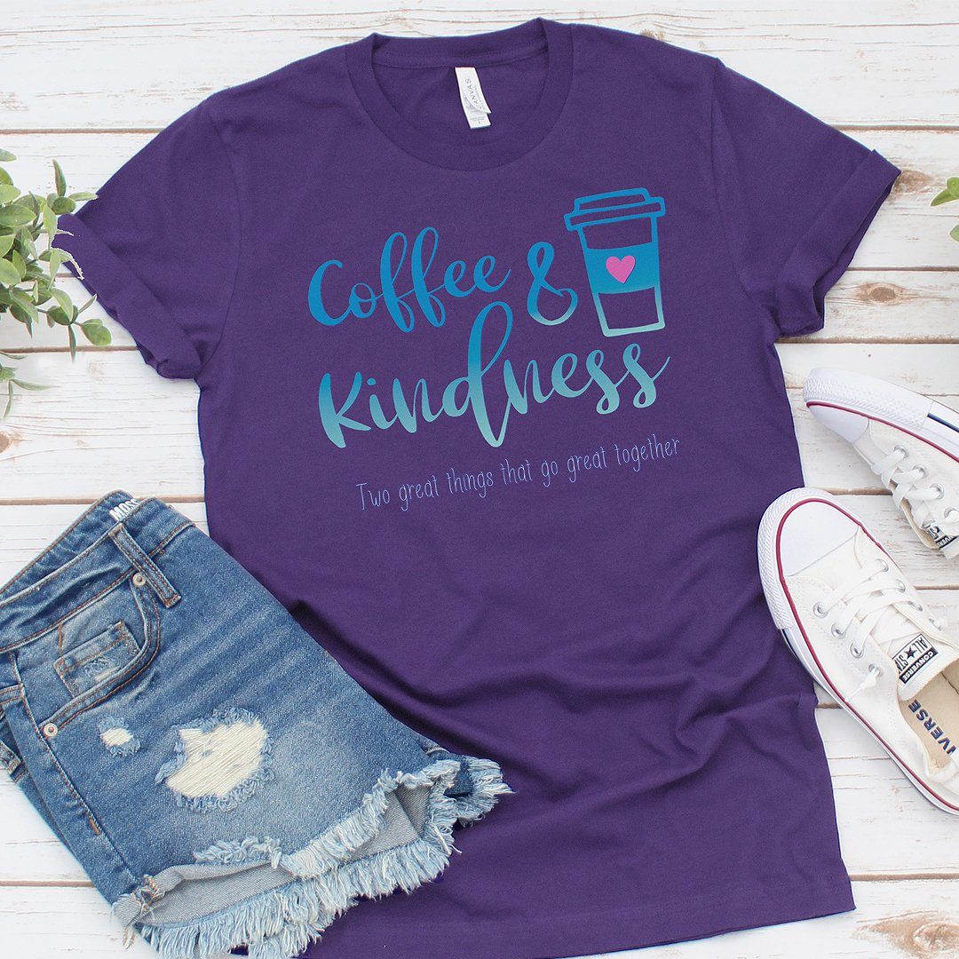 Coffee & Kindness Go Great Together Women's DriFit Athletic Tee