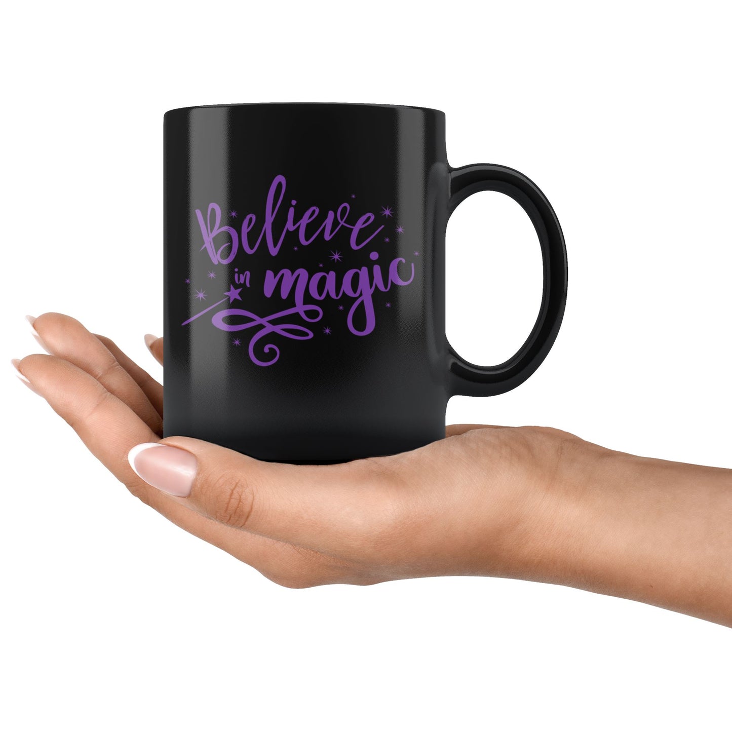 Believe in Magic 11oz. Black Mug