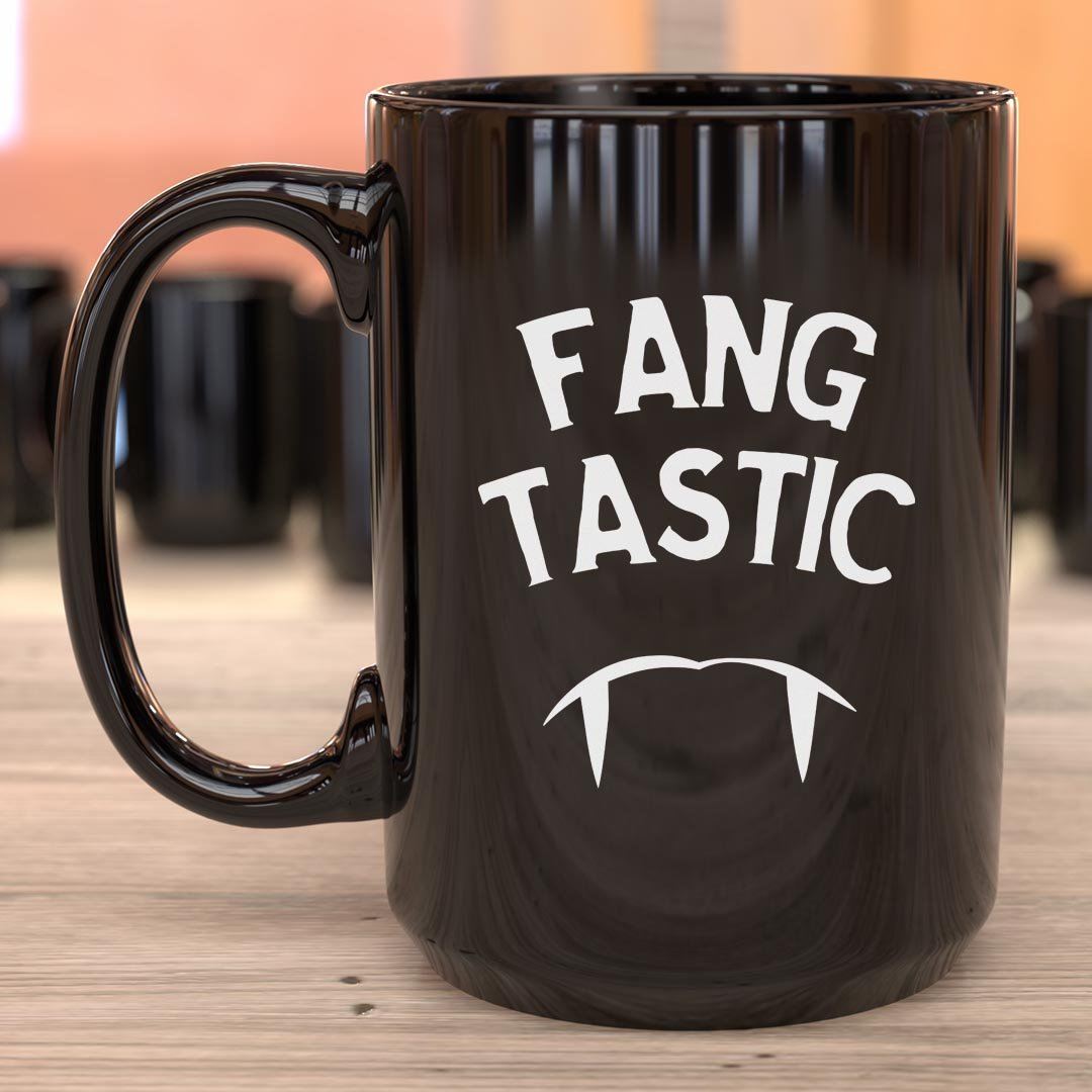 Bootiful • 15oz. Halloween Mug Drinkware CustomCat Fangtastic 