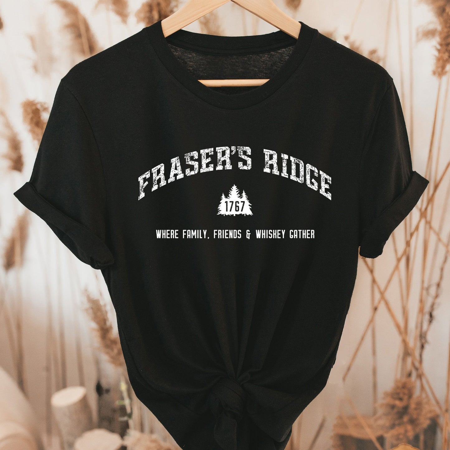 Fraser's Ridge T-shirt • Where family, friends and whiskey gather T-shirt teelaunch 
