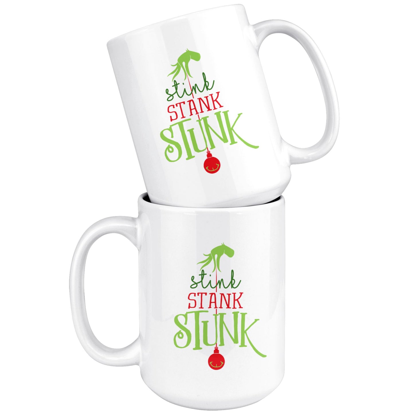 Stink, Stank, Stunk Grinch (Original) • Coffee Mug Drinkware teelaunch 