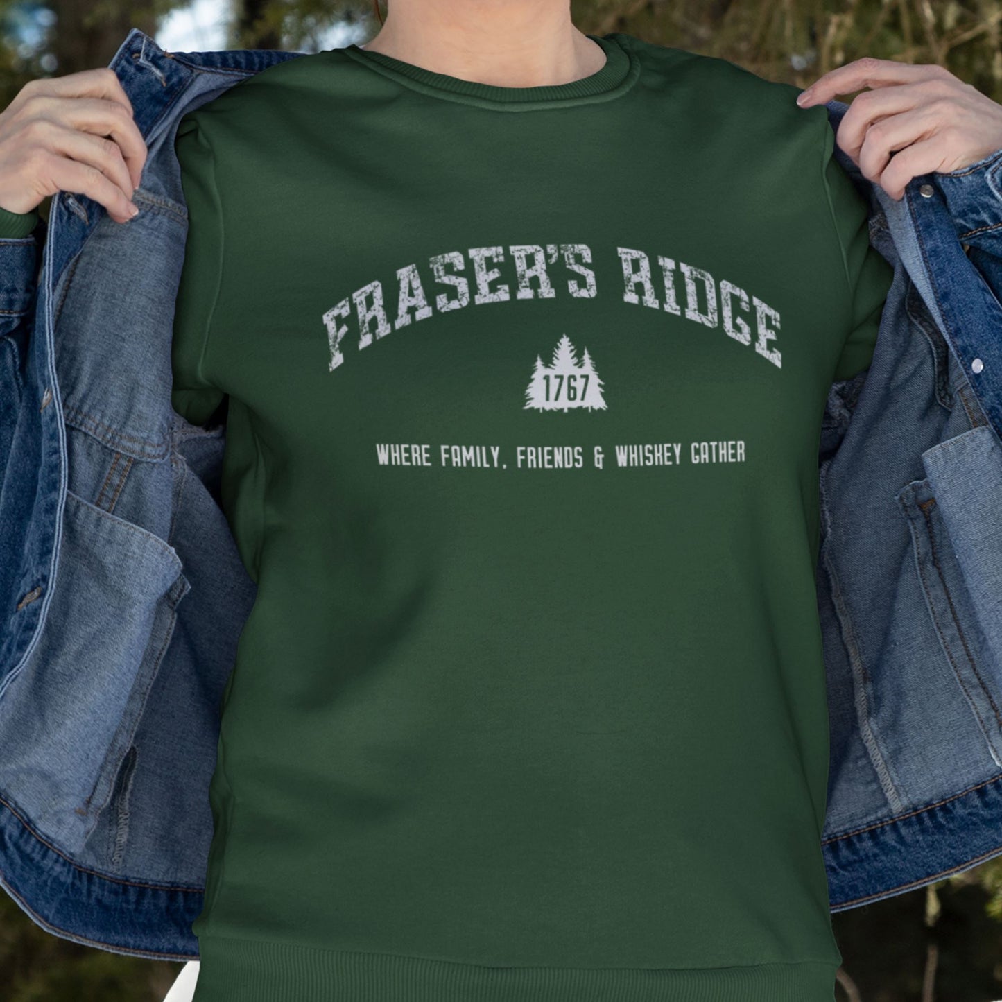 Fraser's Ridge Crewneck Sweatshirt • Unisex Style Sweatshirts CustomCat 