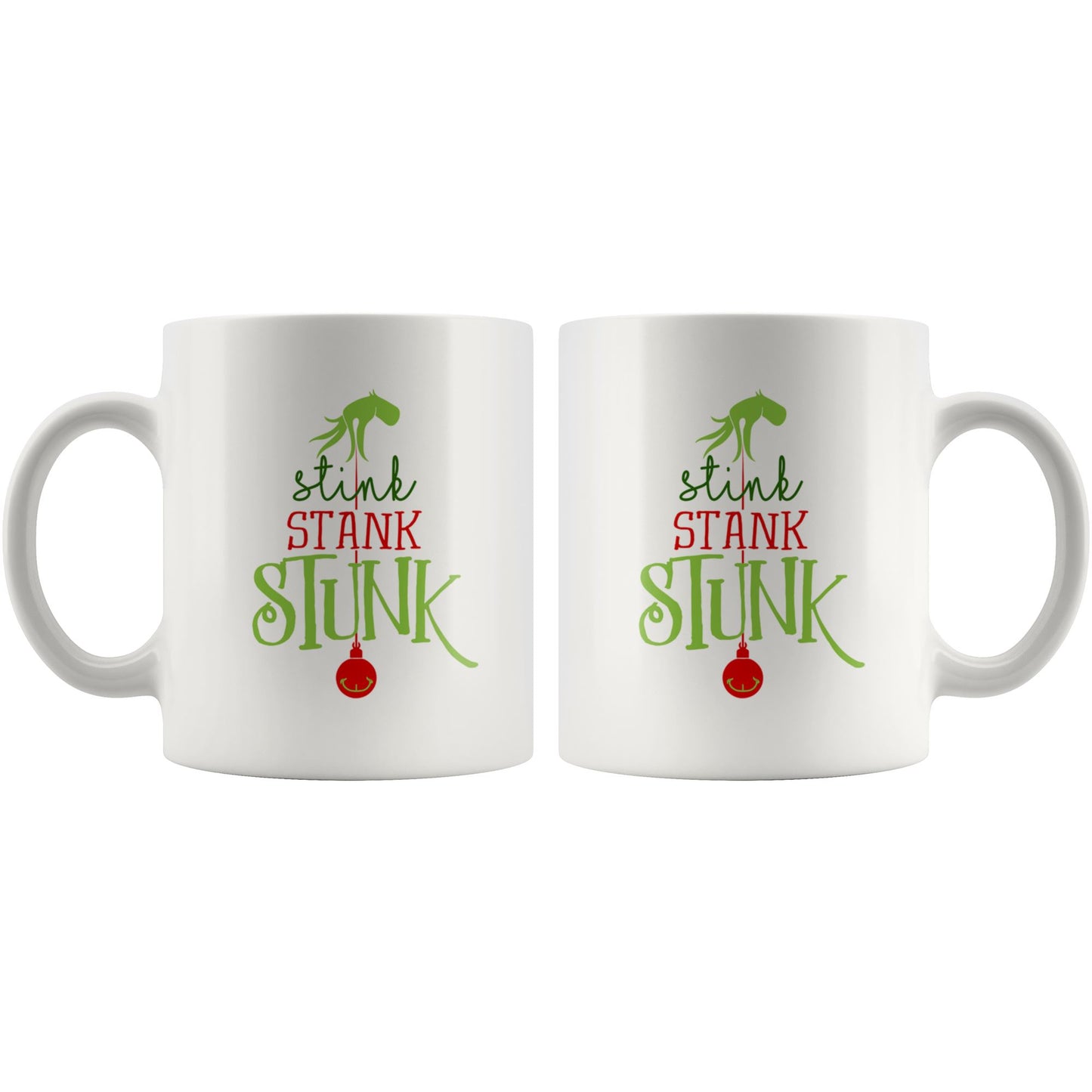 Stink, Stank, Stunk Grinch (Original) • Coffee Mug Drinkware teelaunch 
