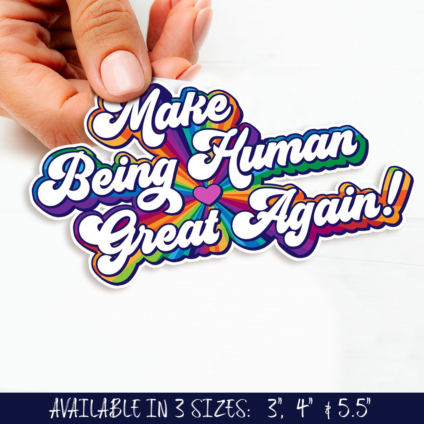 Make Being Human Great Again Sticker