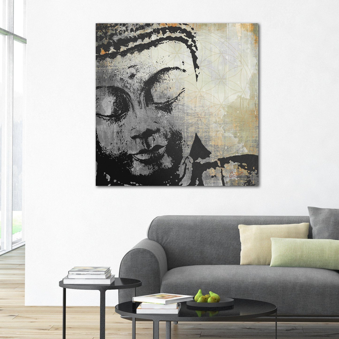 Tree of Life Buddha Canvas Wall Art Metro