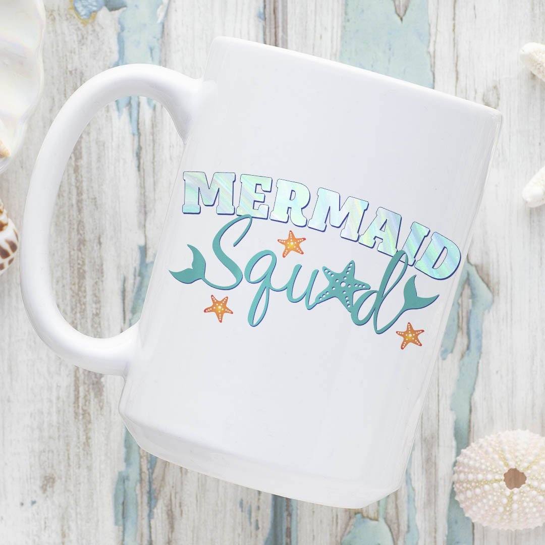 Coffee Or Mermaids 15oz. Ceramic Mug