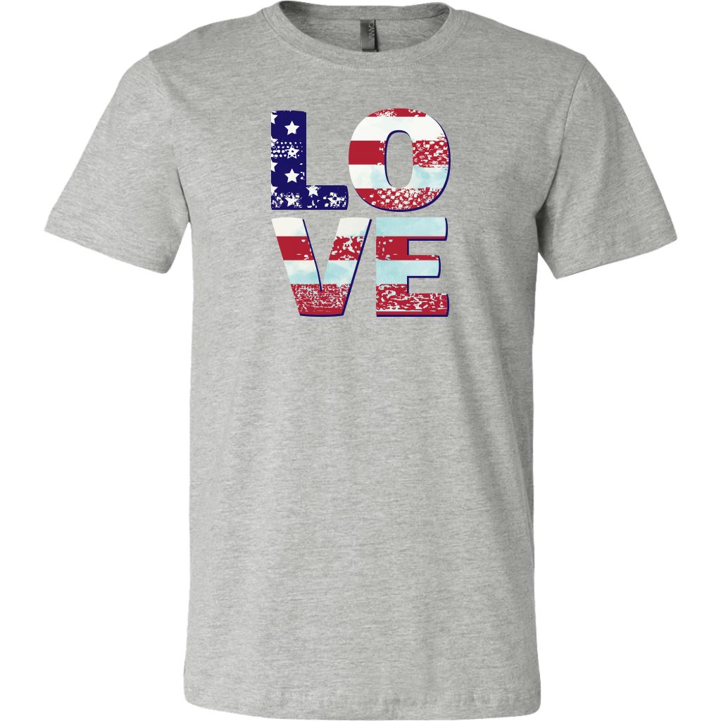 Patriotic Love Men's T-shirts