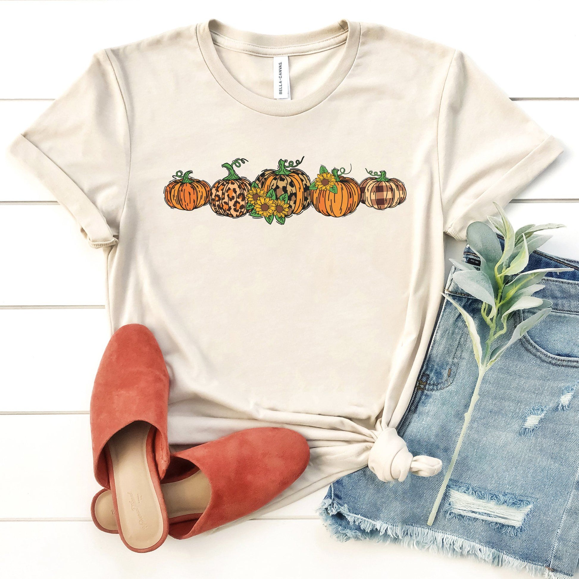 Pumpkin Shirt | Pumpkin Tee Shirt | Cute Fall Shirts For Women T-shirt teelaunch 