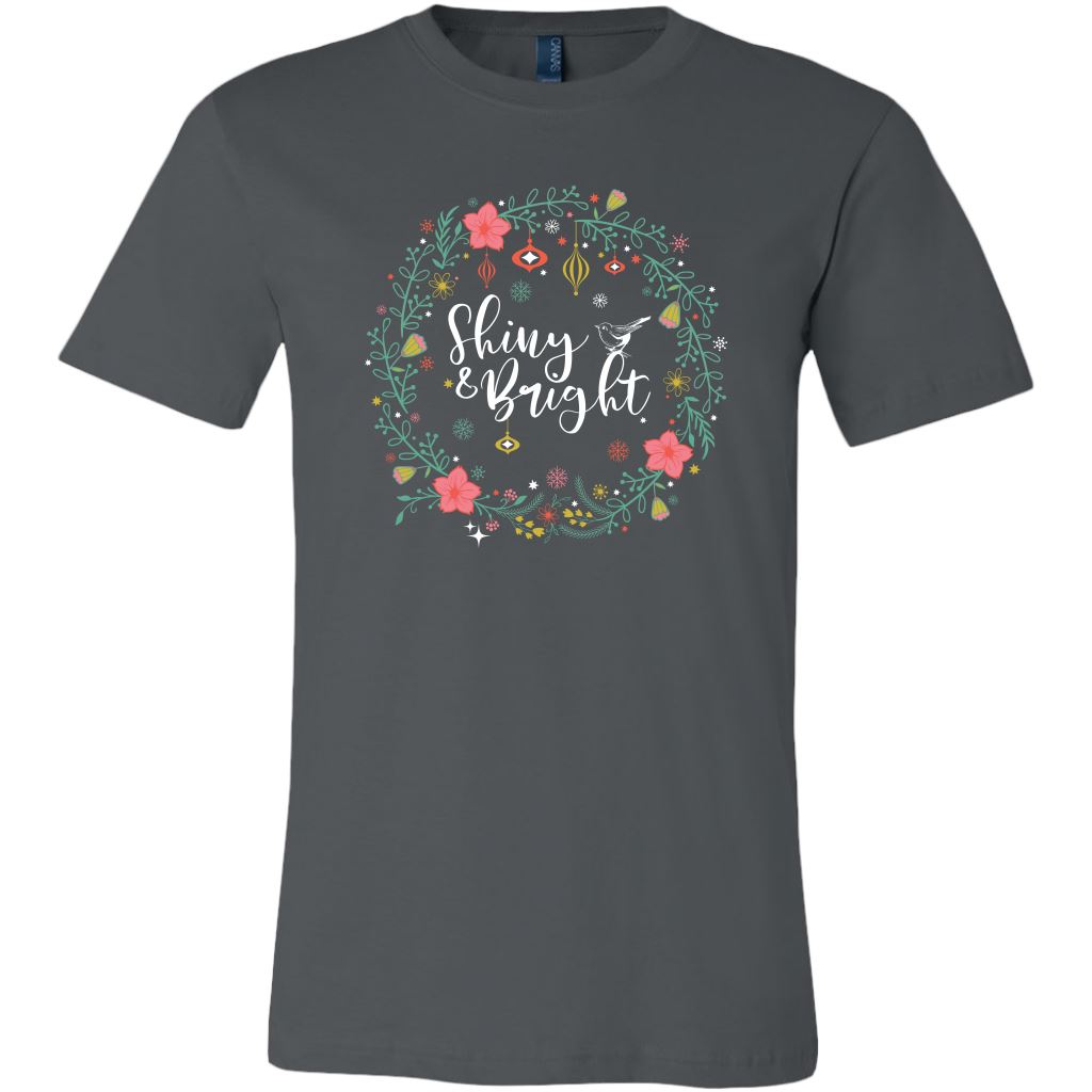 Folklore Shiny and Bright Holiday Cheer Christmas Tees & Sweatshirts • Cottagecore Aesthetic T-shirt teelaunch T-shirt Asphalt S