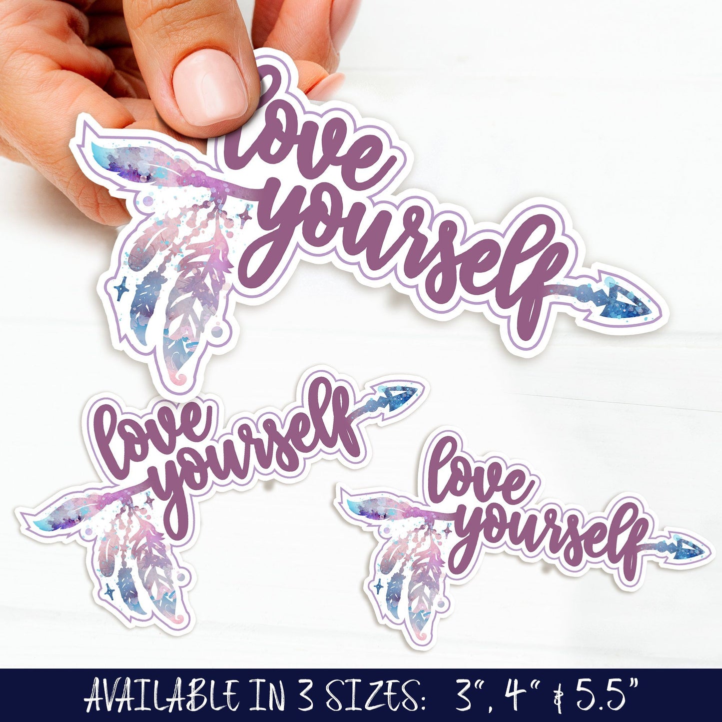 Love Yourself Self Care Reminder Inspirationals Vinyl Sticker