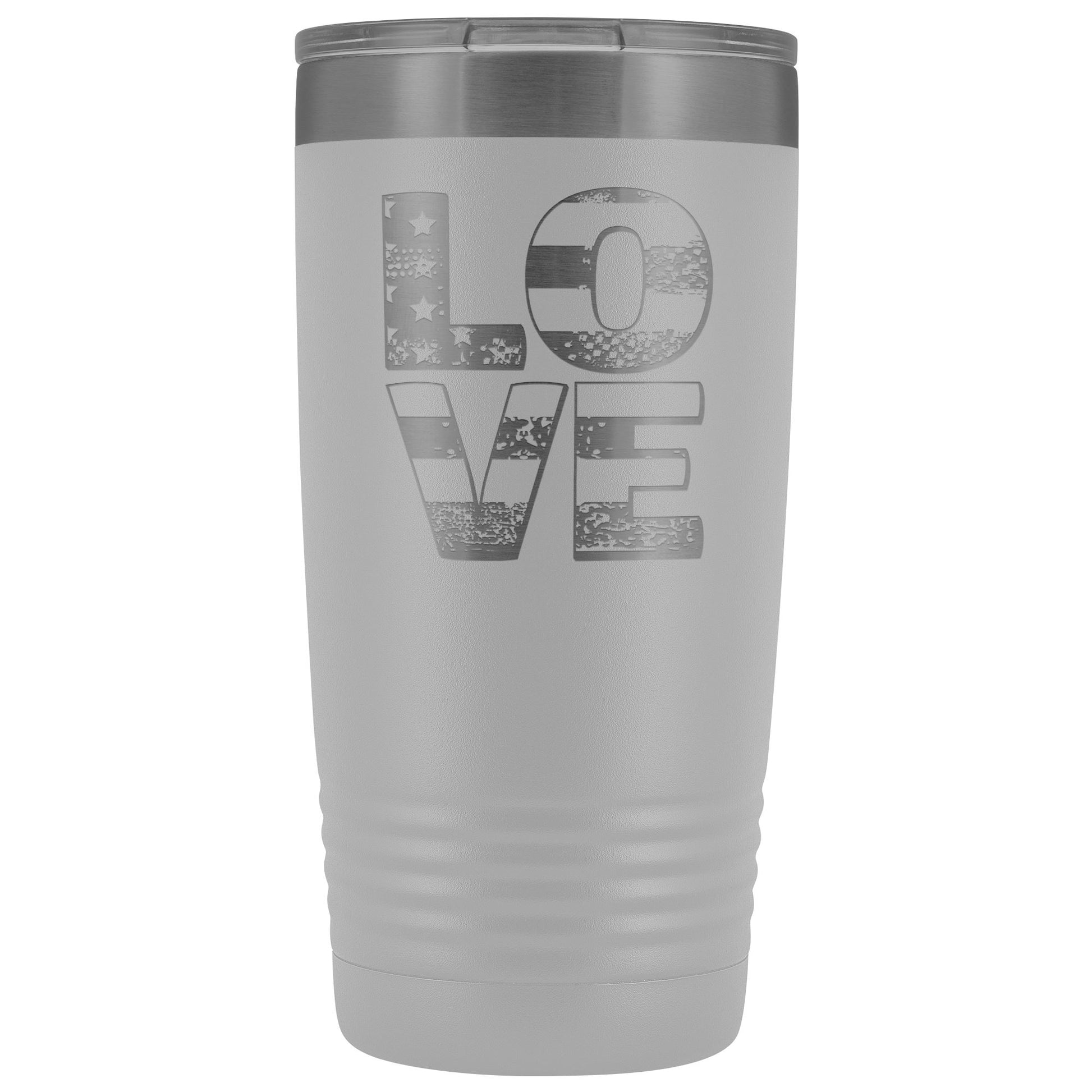 Patriotic Love 20oz. Insulated Travel Coffee Mug