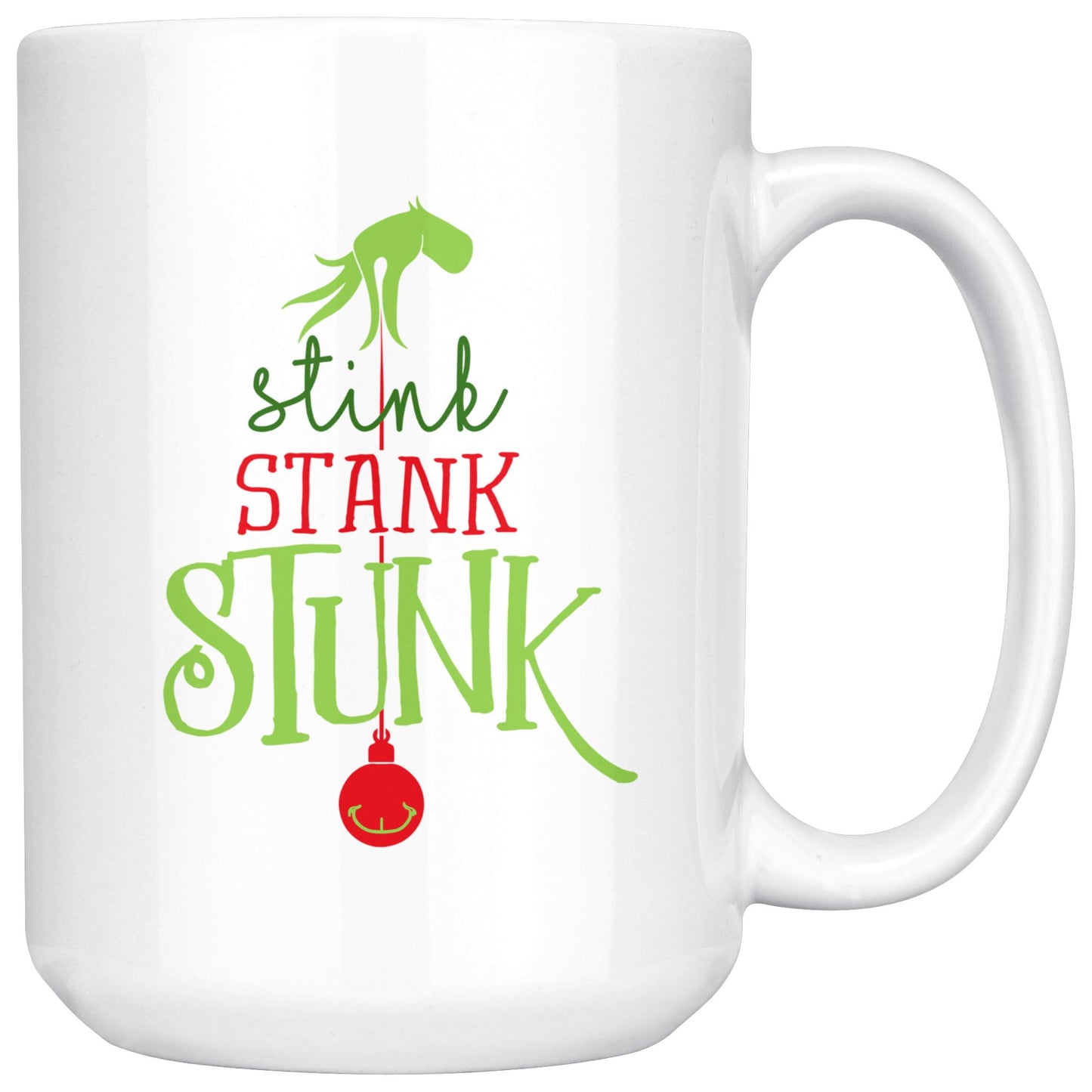 Stink, Stank, Stunk Grinch (Original) • Coffee Mug Drinkware teelaunch 15oz Mug 